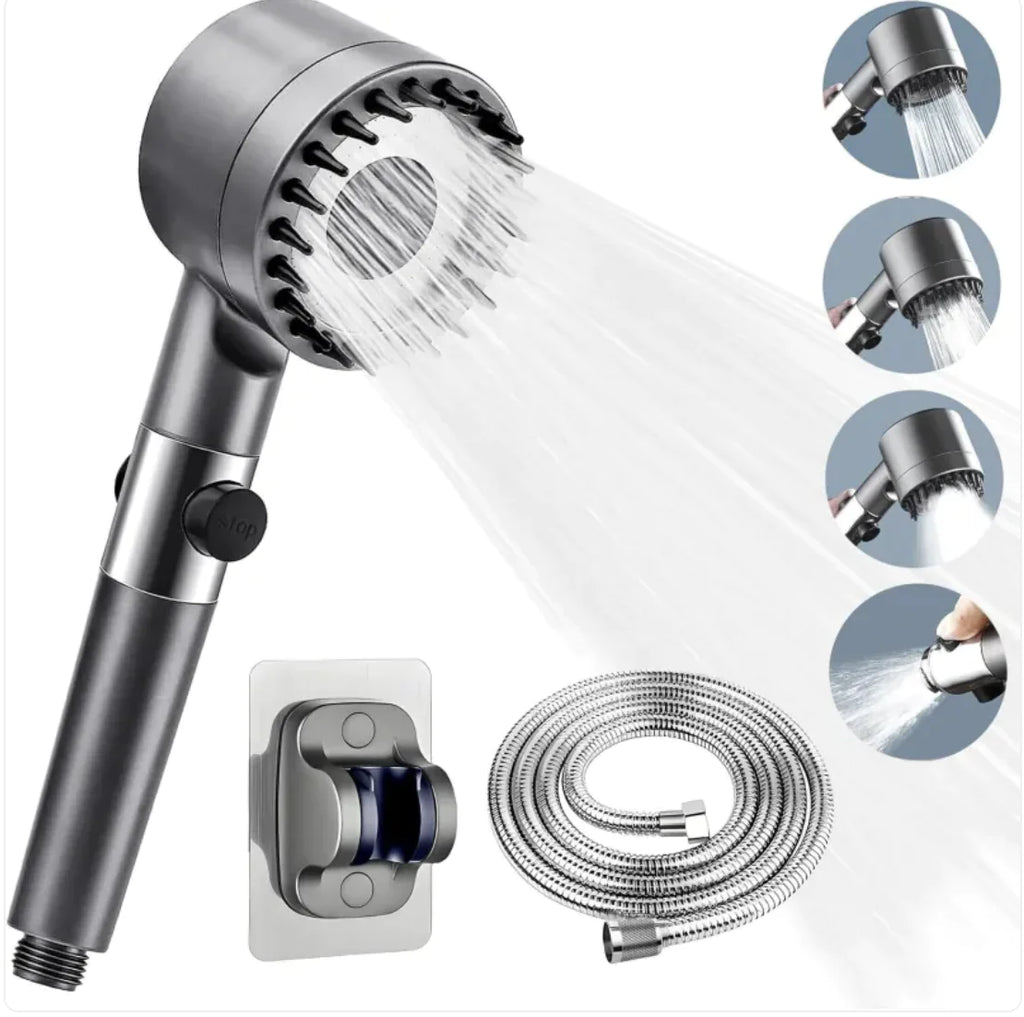3-Mode High-Pressure Shower Head